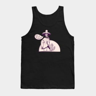 Hola chica - mexican skeleton Tank Top